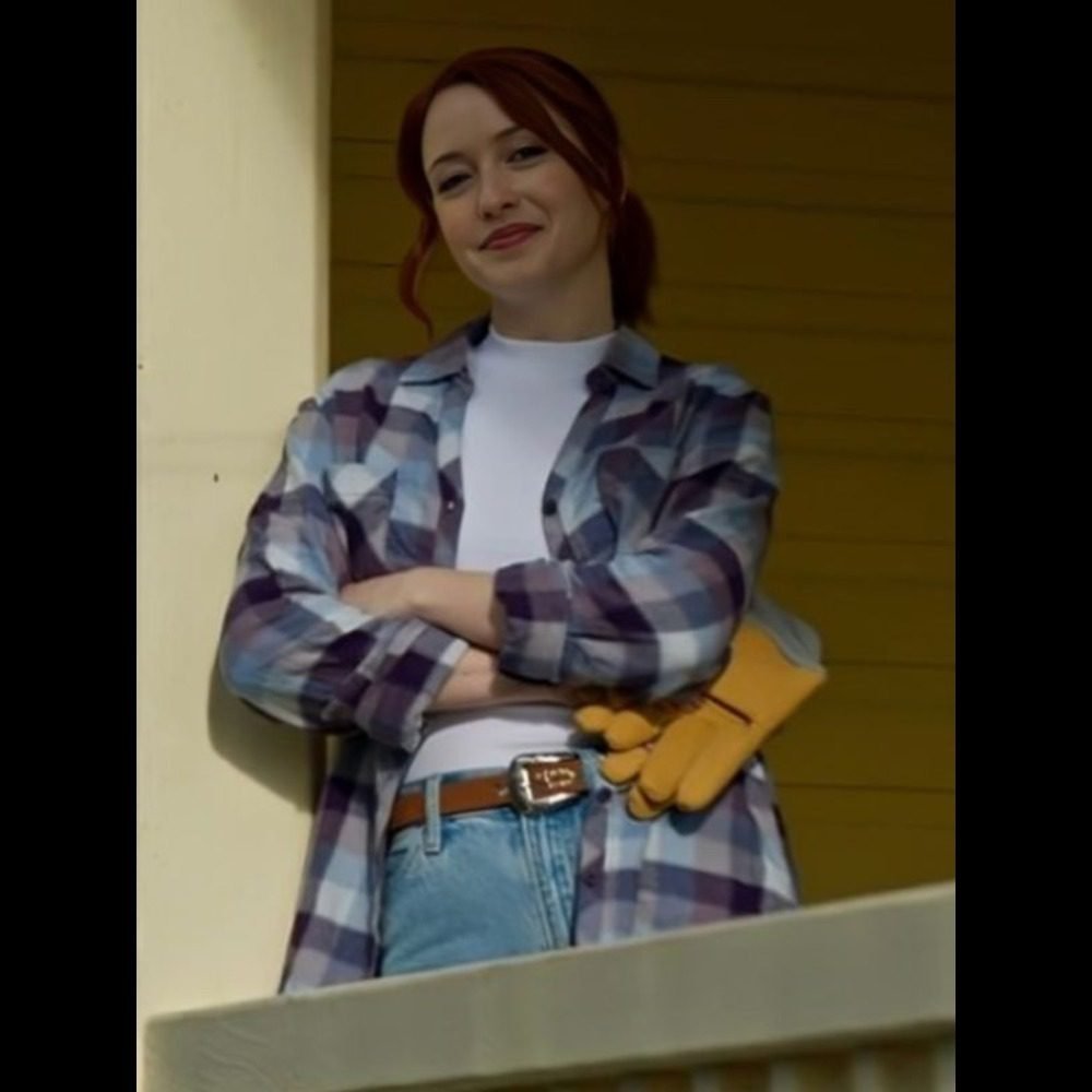 The Wish Swap Emily Tennant Checked Shirt 2025: Effortless Celebrity-Inspired Casual Fashion
