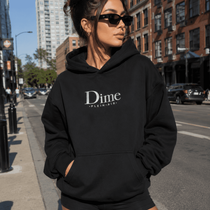 Dime Classic Remastered Hoodie, Black