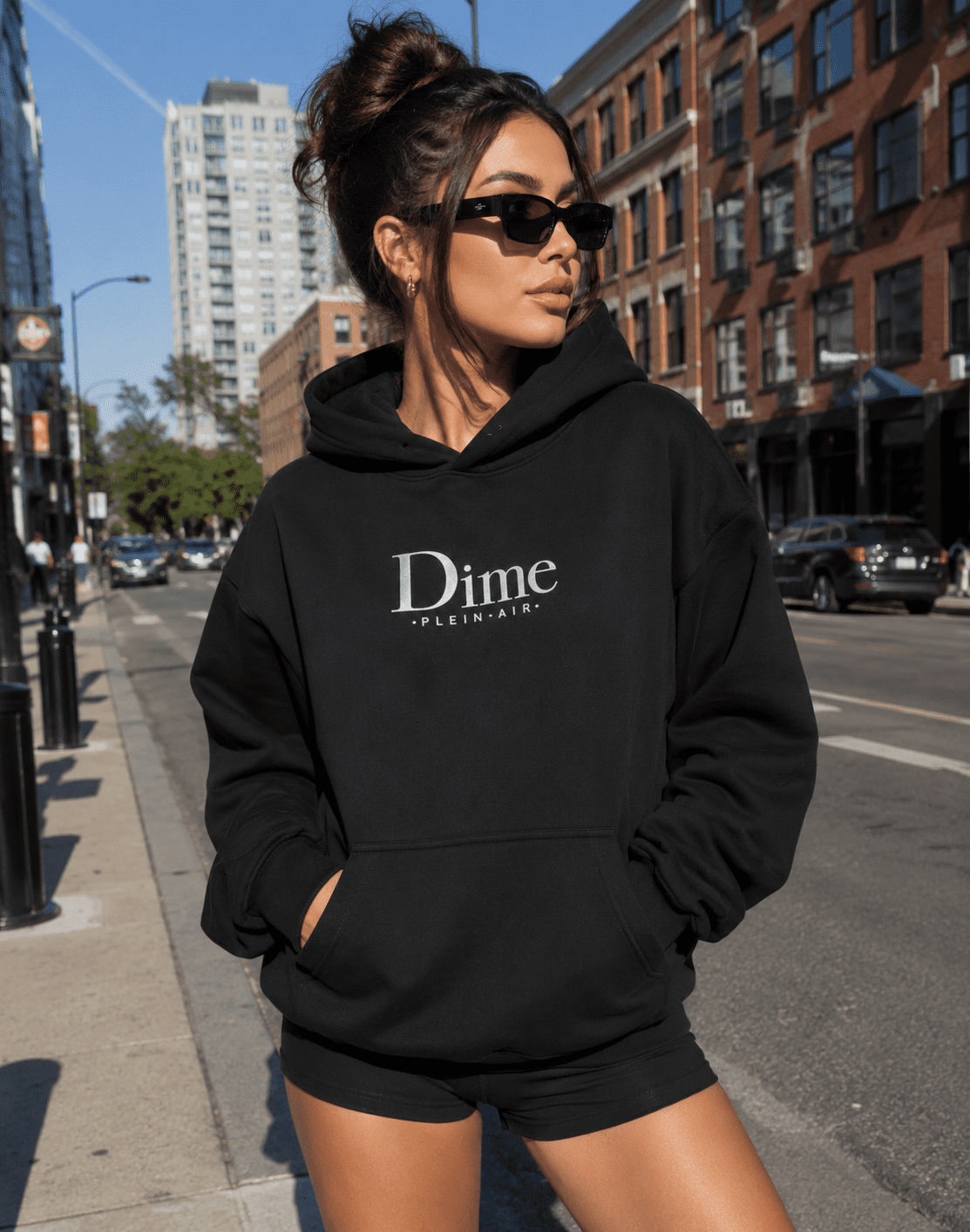 Dime Classic Remastered Hoodie, Black