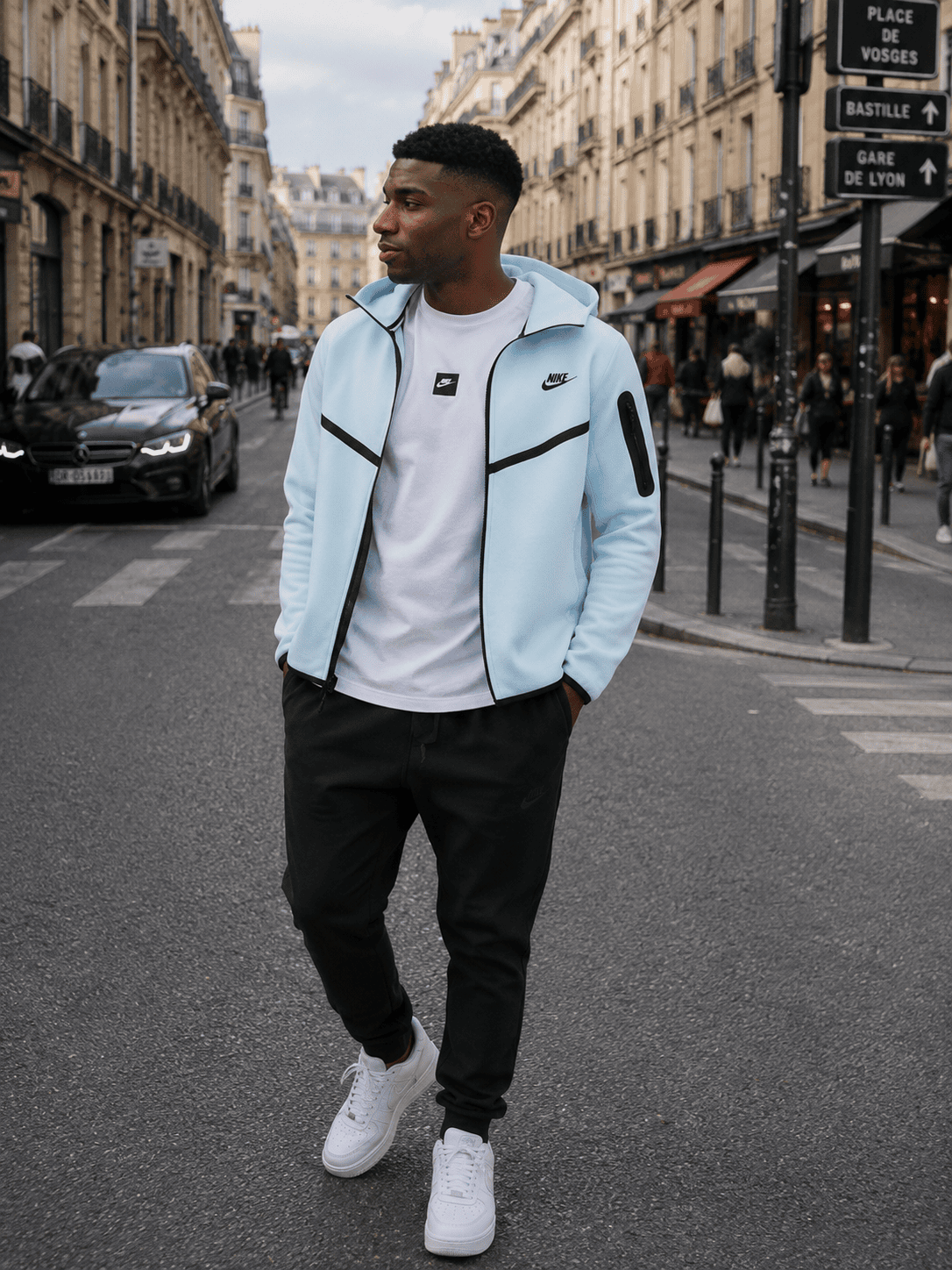 Martin Lawrence Access Daily Blue Tech Fleece Hoodie