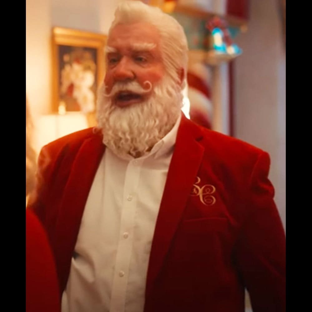 The Santa Clauses Tim Allen SO2 Red Blazer – A Stylish Holiday Statement Piece