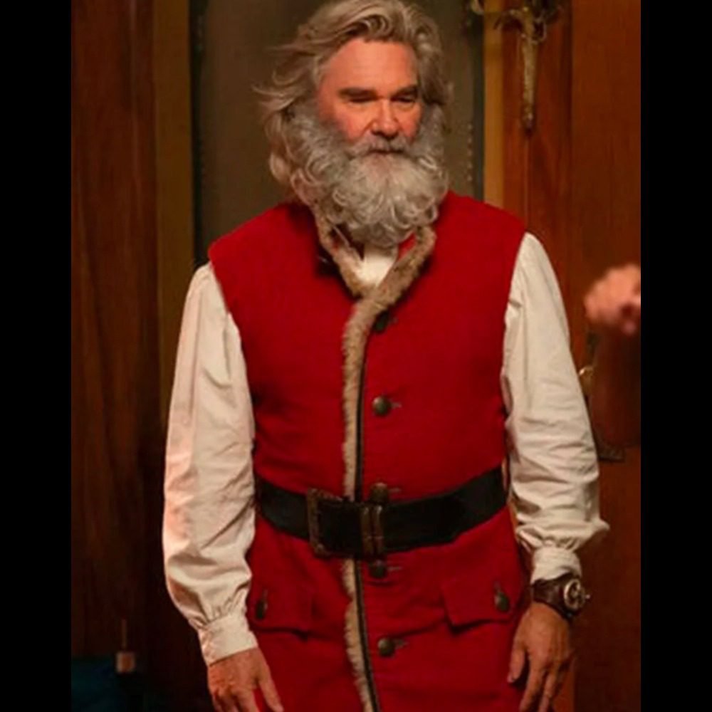 The Christmas Chronicles Kurt Russell Santa Claus Vest: A Stylish Holiday Classic - Image 2