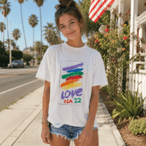 Adults 2025 Lucy Freyer Love USA 22 T-Shirt