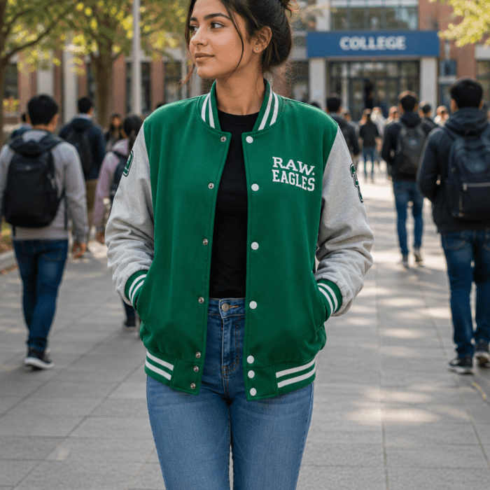 Princess Diana Philadelphia Eagles Varsity Jacket
