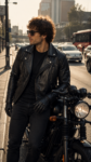 Mens Elite Patrol Leather Jacket – Biker Style