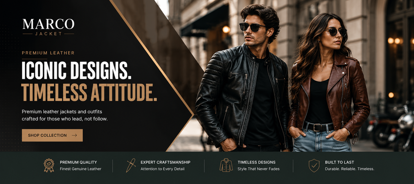Marco Jacket Signature Collection - Timeless Leather Craftsmanship