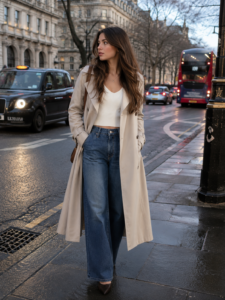 Curator Crepe Oversize Trench Coat