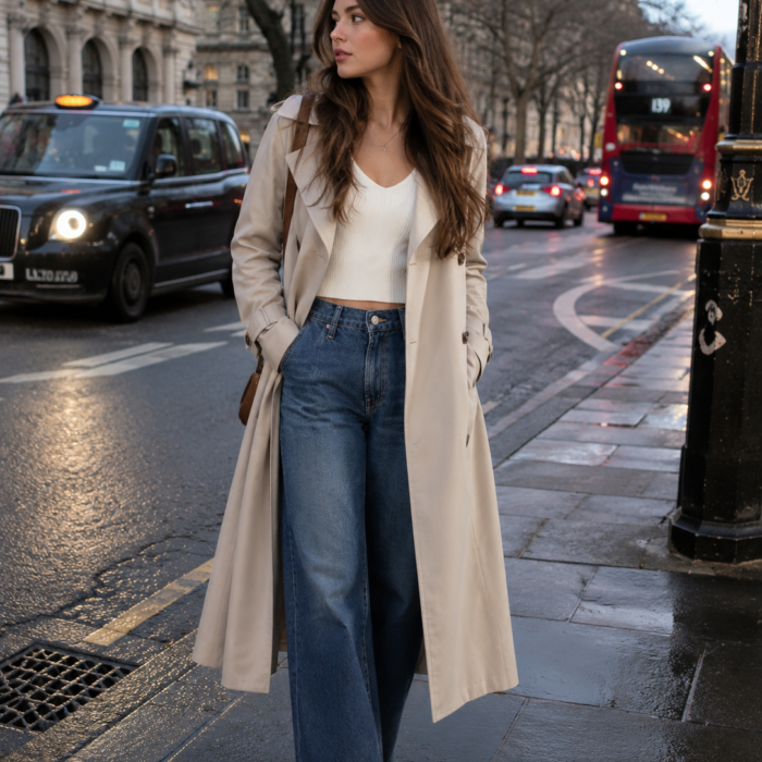 Curator Crepe Oversize Trench Coat