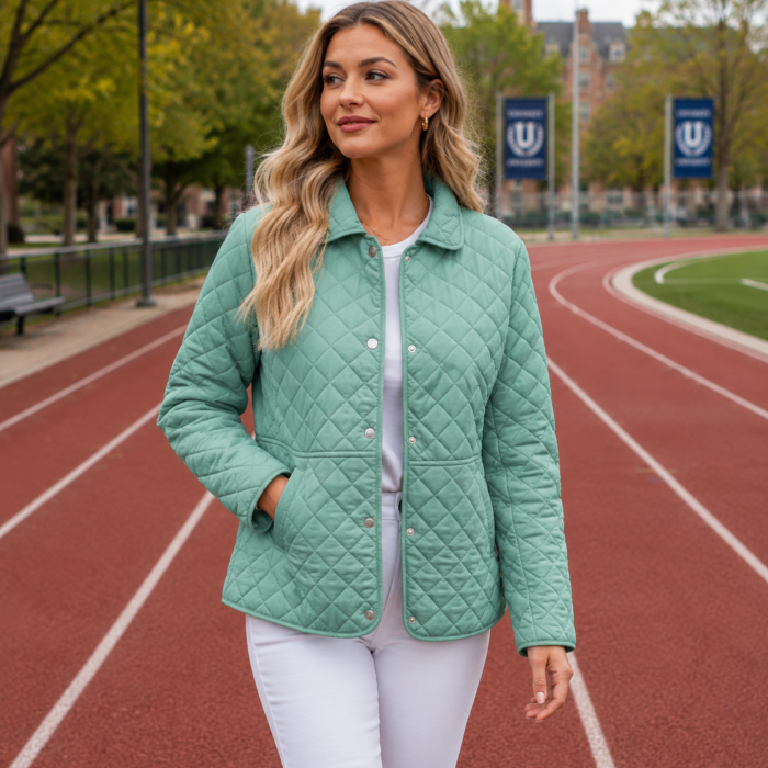 Quilted Jackets for Women Puffer Jacket Oversized Casual Winter Coat