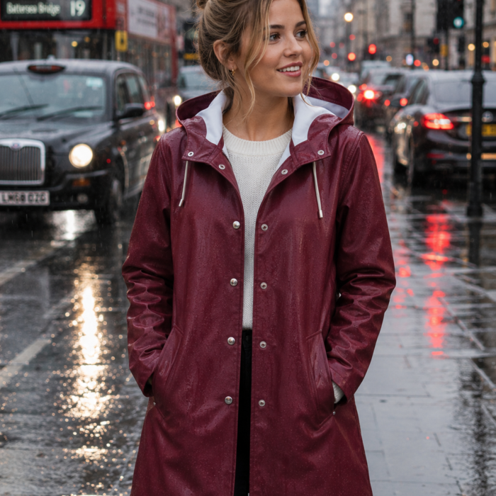 Selena Gomez A Rainy Day in New York Raincoat – Inspired Design