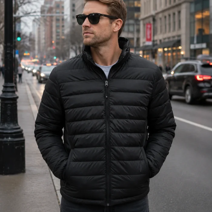 Men's Quilted Puffer Jacket