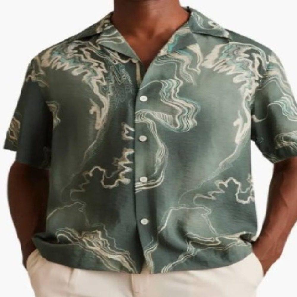 2025 Access Hollywood Scott Evans Green Marble Print Shirt: Style, Trend, and Where to Buy