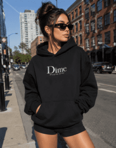 Dime Classic Remastered Hoodie, Black