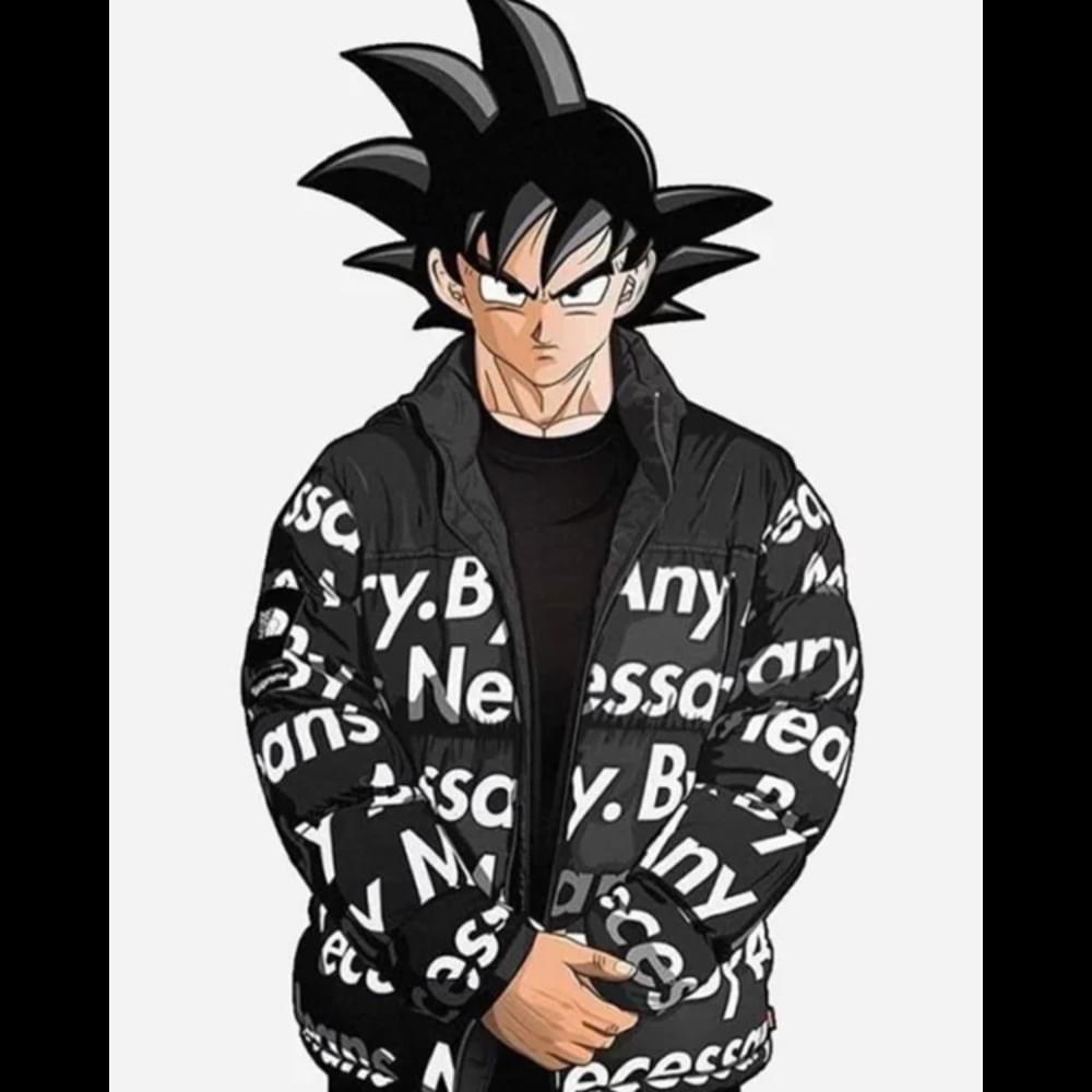Goku Drip Puffer Jacket