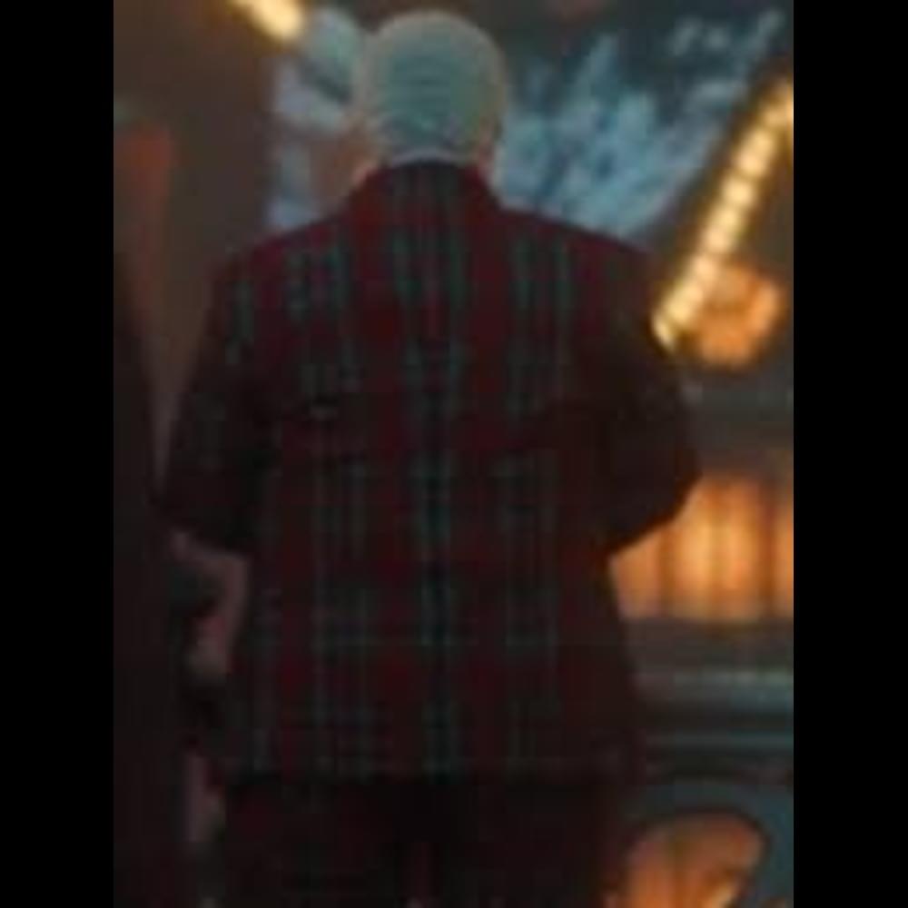 S02 Tim Allen Red Santa Clauses Red Plaid Suit - Image 2