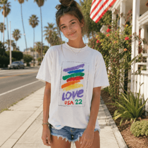 Adults 2025 Lucy Freyer Love USA 22 T-Shirt