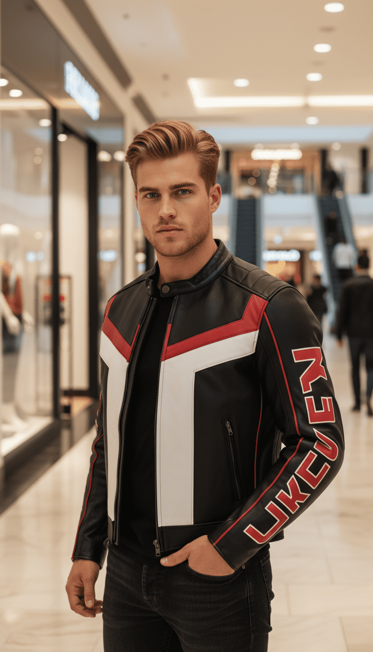 Fair Play Mr. Terrific Superman Leather Jacket