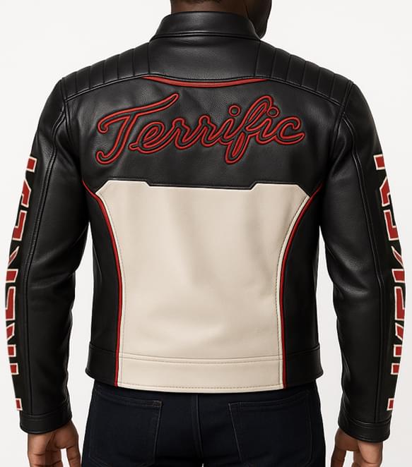 Superman Mr. Terrific Leather Jacket 2026 - Image 2